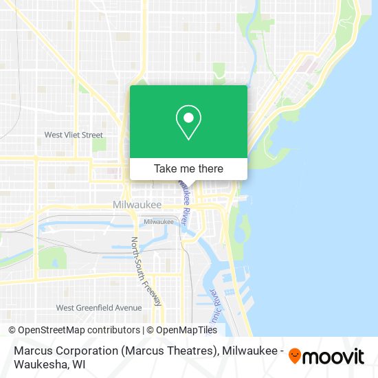 Mapa de Marcus Corporation (Marcus Theatres)