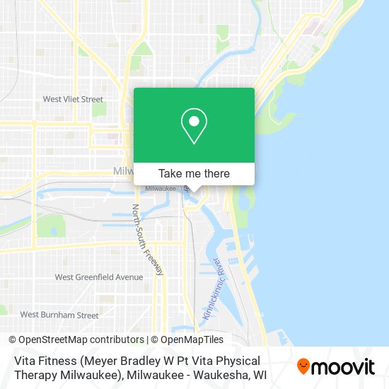 Mapa de Vita Fitness (Meyer Bradley W Pt Vita Physical Therapy Milwaukee)