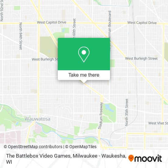 The Battlebox Video Games map