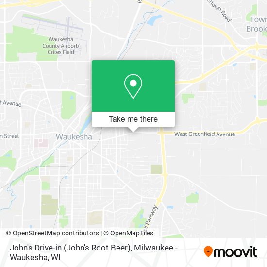 Mapa de John's Drive-in (John's Root Beer)