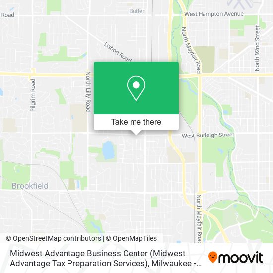 Mapa de Midwest Advantage Business Center (Midwest Advantage Tax Preparation Services)