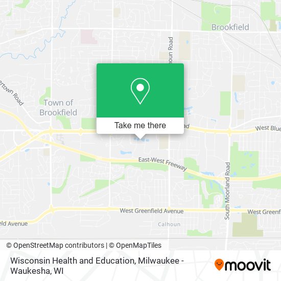 Wisconsin Health and Education map
