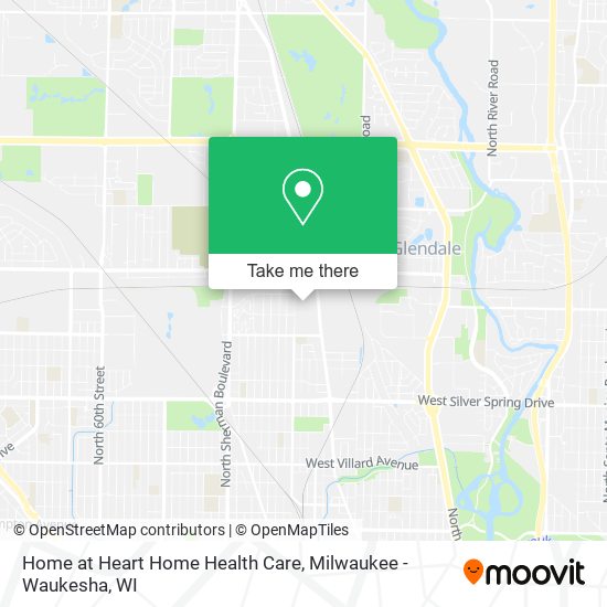 Mapa de Home at Heart Home Health Care