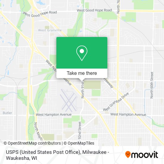 Mapa de USPS (United States Post Office)