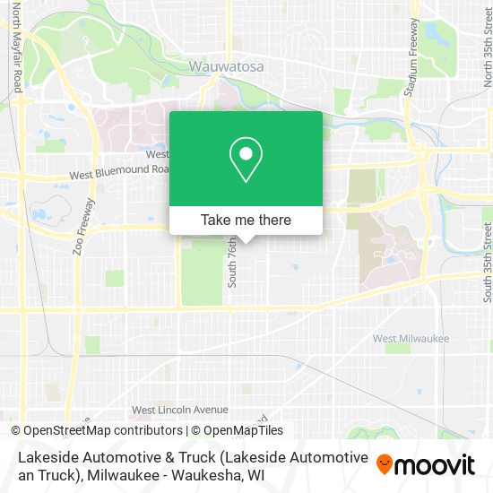 Mapa de Lakeside Automotive & Truck