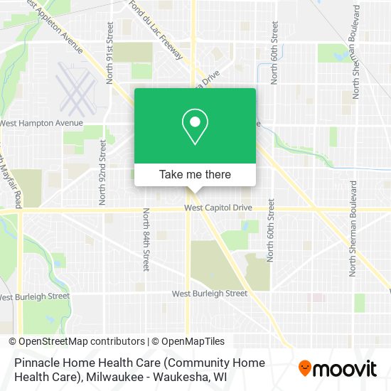 Mapa de Pinnacle Home Health Care