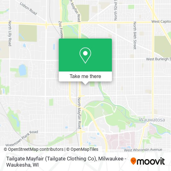 Mapa de Tailgate Mayfair (Tailgate Clothing Co)