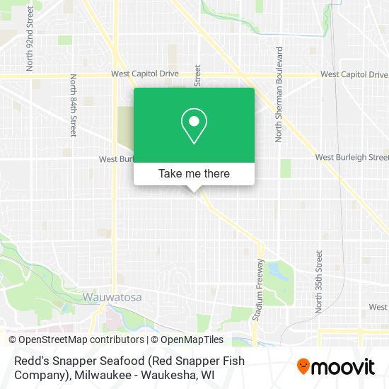 Mapa de Redd's Snapper Seafood (Red Snapper Fish Company)