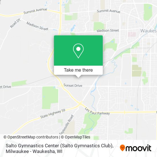 Salto Gymnastics Center (Salto Gymnastics Club) map