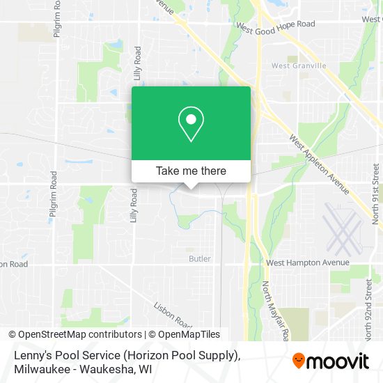 Lenny's Pool Service (Horizon Pool Supply) map