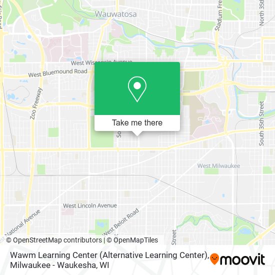 Mapa de Wawm Learning Center (Alternative Learning Center)