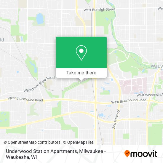 Mapa de Underwood Station Apartments
