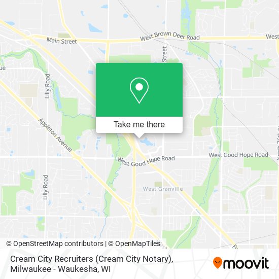 Mapa de Cream City Recruiters (Cream City Notary)