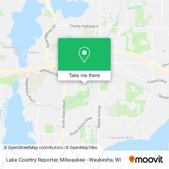 Lake Country Reporter map