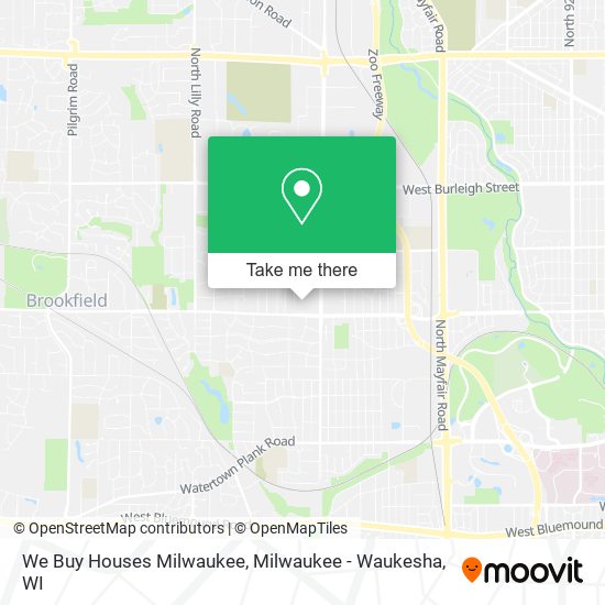 Mapa de We Buy Houses Milwaukee