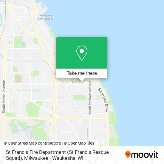 St Francis Fire Department (St Francis Rescue Squad) map