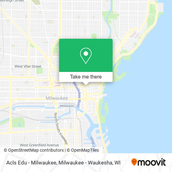 Acls Edu - Milwaukee map