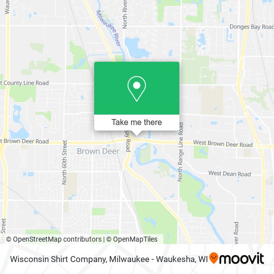 Mapa de Wisconsin Shirt Company