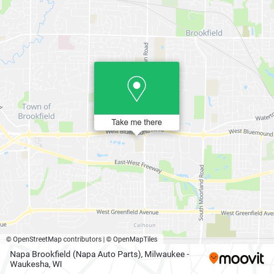 Napa Brookfield (Napa Auto Parts) map