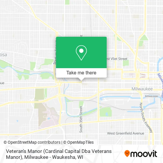 Mapa de Veteran's Manor (Cardinal Capital Dba Veterans Manor)