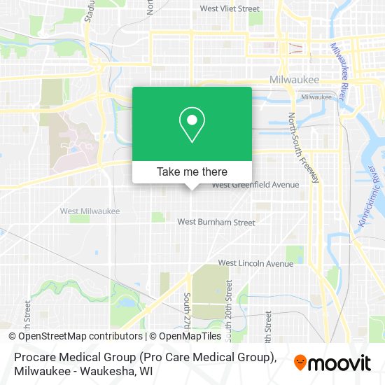 Mapa de Procare Medical Group (Pro Care Medical Group)