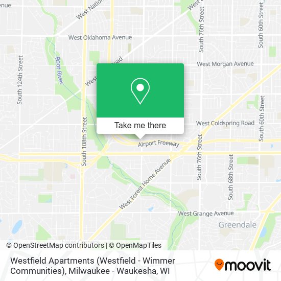 Mapa de Westfield Apartments (Westfield - Wimmer Communities)