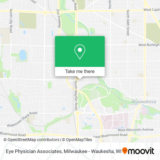 Eye Physician Associates map