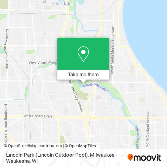 Mapa de Lincoln Park (Lincoln Outdoor Pool)