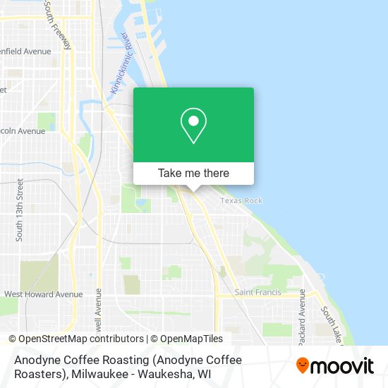 Mapa de Anodyne Coffee Roasting (Anodyne Coffee Roasters)