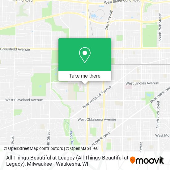 All Things Beautiful at Leagcy map