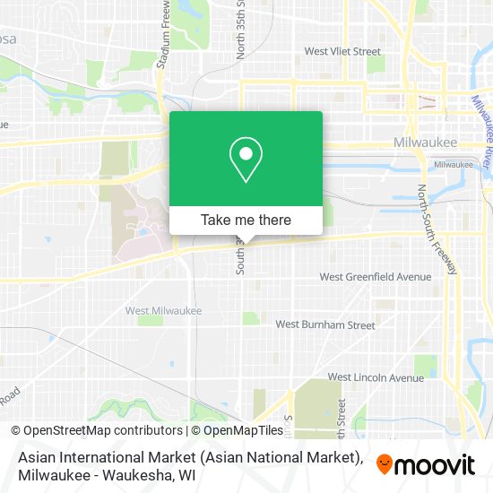 Mapa de Asian International Market (Asian National Market)