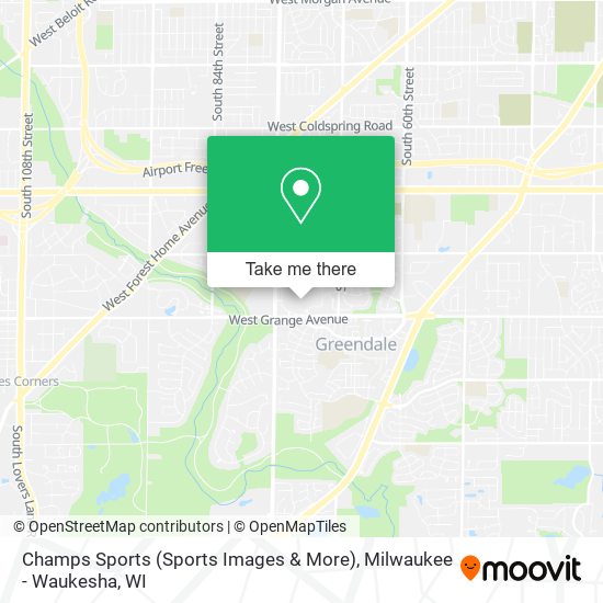Mapa de Champs Sports (Sports Images & More)