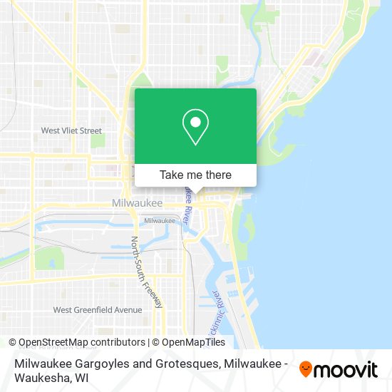 Mapa de Milwaukee Gargoyles and Grotesques