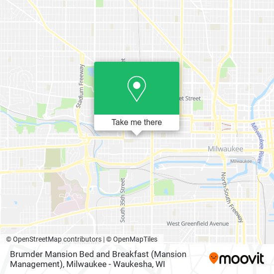 Mapa de Brumder Mansion Bed and Breakfast (Mansion Management)