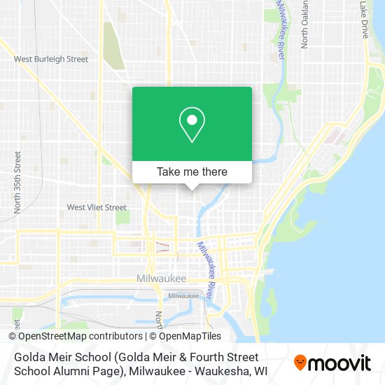 Mapa de Golda Meir School (Golda Meir & Fourth Street School Alumni Page)