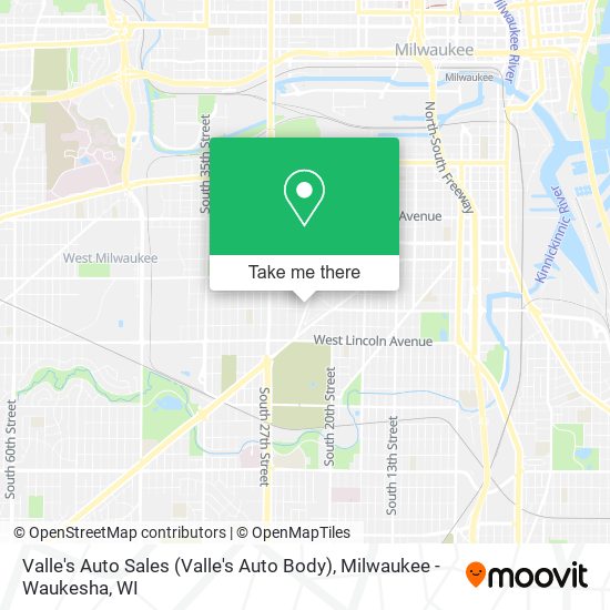 Mapa de Valle's Auto Sales