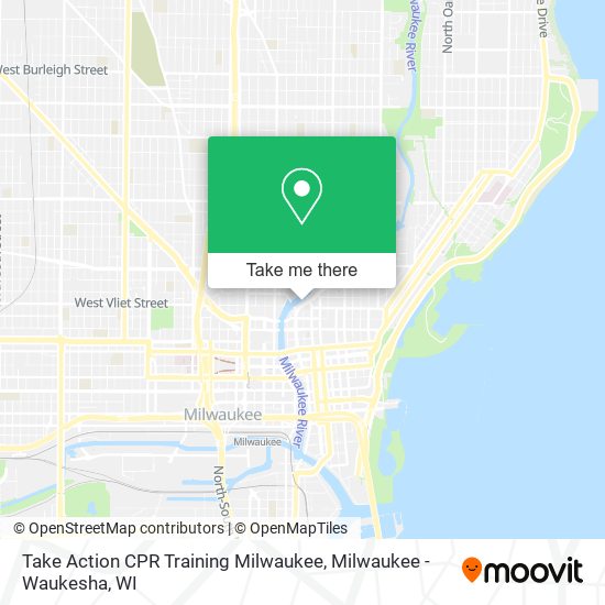 Mapa de Take Action CPR Training Milwaukee
