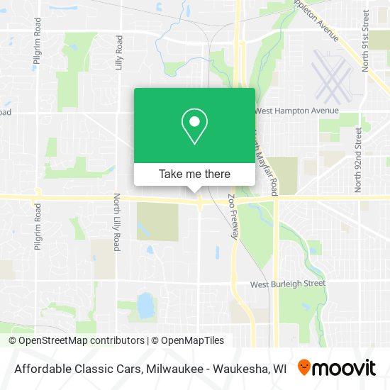 Affordable Classic Cars map