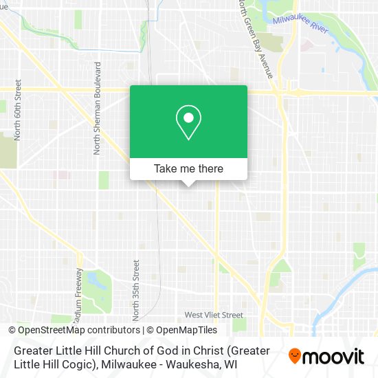 Mapa de Greater Little Hill Church of God in Christ (Greater Little Hill Cogic)
