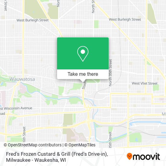 Mapa de Fred's Frozen Custard & Grill (Fred's Drive-in)