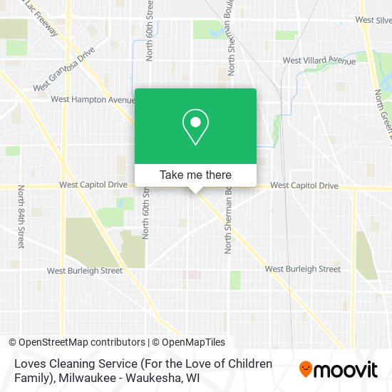 Mapa de Loves Cleaning Service (For the Love of Children Family)