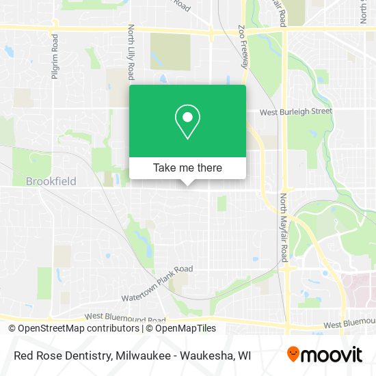 Red Rose Dentistry map