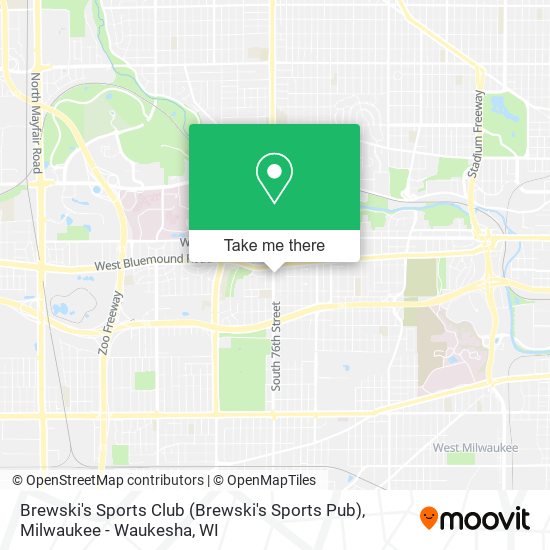 Mapa de Brewski's Sports Club