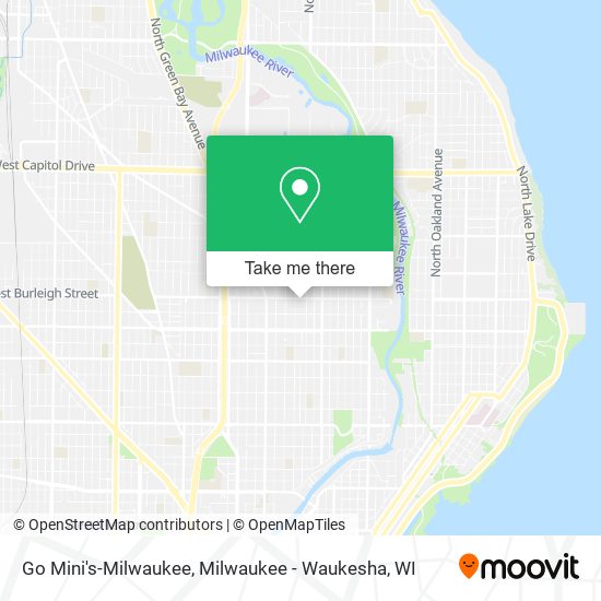 Mapa de Go Mini's-Milwaukee