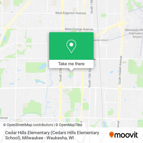 Cedar Hills Elementary (Cedars Hills Elementary School) map