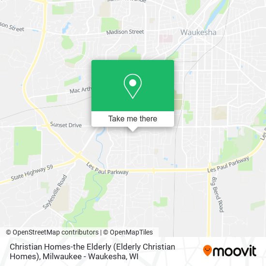 Christian Homes-the Elderly map