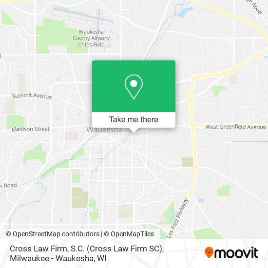 Cross Law Firm, S.C. (Cross Law Firm SC) map