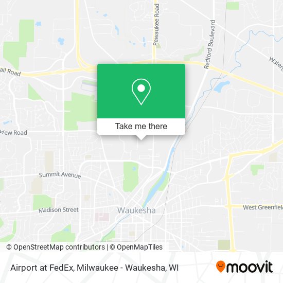 Airport at FedEx map