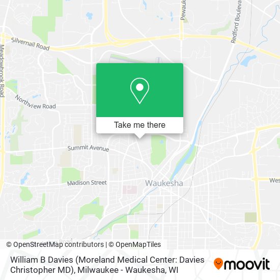 Mapa de William B Davies (Moreland Medical Center: Davies Christopher MD)