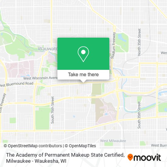 Mapa de The Academy of Permanent Makeup State Certified